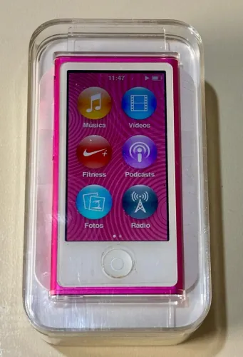 Apple iPod Nano 7º Geração 16GB TODOS ACESSÓRIOS ORIGINAIS