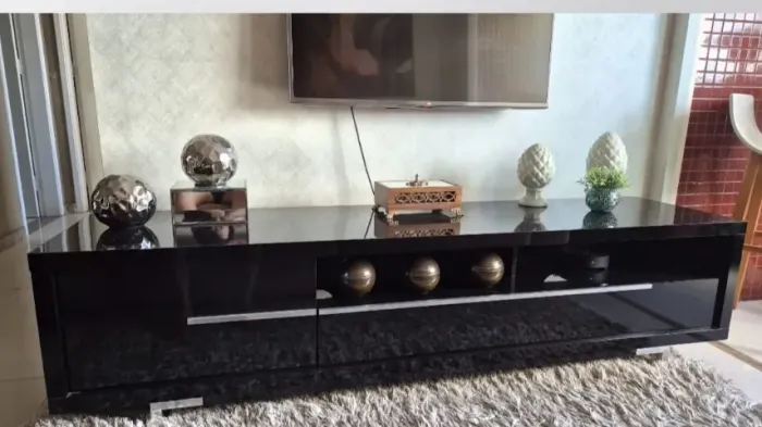 Rack laqueado preto