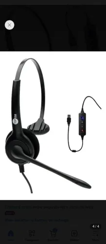 Headset top use anti ruidos