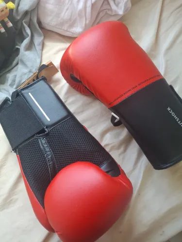 Par de luvas de boxe outochok n 140z novas