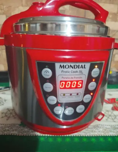 PANELA DE PRESSÃO ELÉTRICA 5 LITROS
