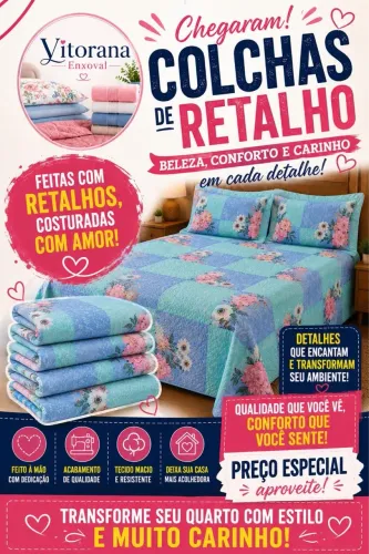 Colchas de retalhos 100%no algodão