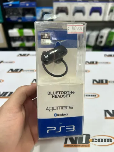 Headset Bluetooth 4Games Licenciado ps3
