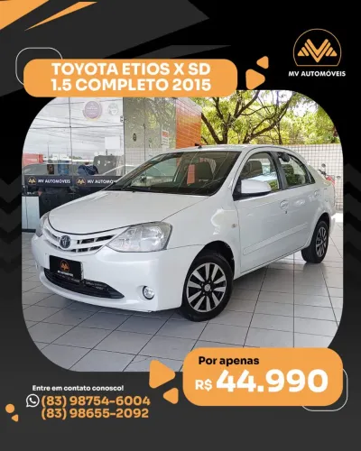 Toyota Etios X Sedan 1.5 Flex 16V 4P Mec. 2015
