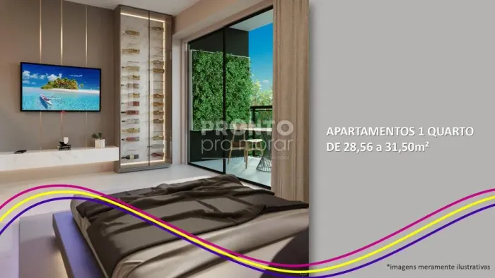 Flat com 1 quarto em Muro Alto