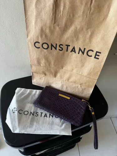 Bolsa couro croco Constance