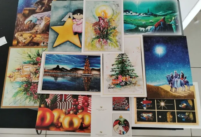 Cartões de Natal ( cada um 10)