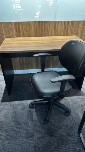 MESA COM CADEIRA PARA ESCRITORIO LOJA IKONOFFICE