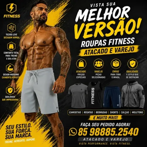 bermuda fitness atacado