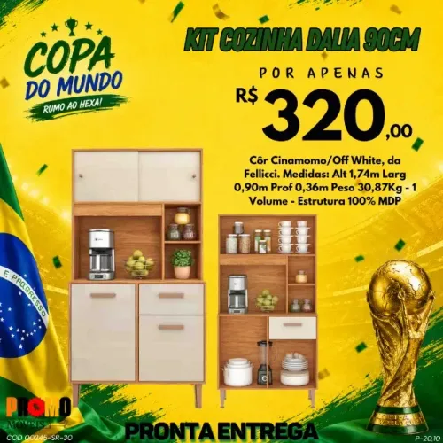 Armário de cozinha (Pague na entrega)