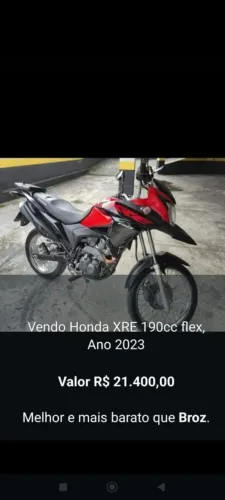 Vendo Honda XRE 190