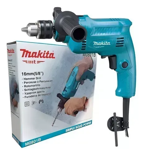 Furadeira Martelete Elétrica de 16mm Makita M0801B 550w