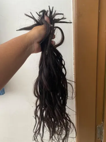 Cabelo humano ondulado 100 gramas