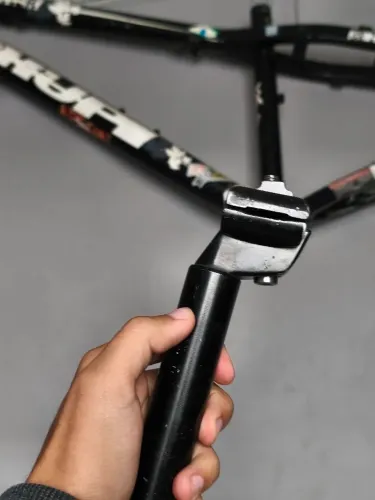 Canote GTS 27.2mm Preto c/ Carrinho (P/ Gios, Vikingx, Hupi) | Só Venda