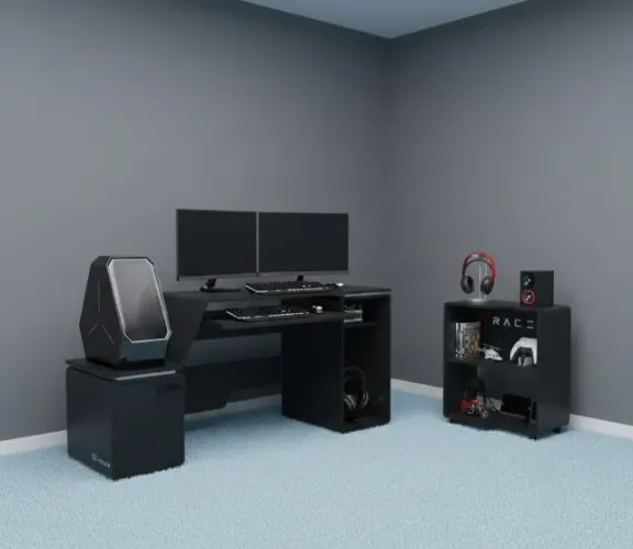 Mesa gamer e Rack gamer
