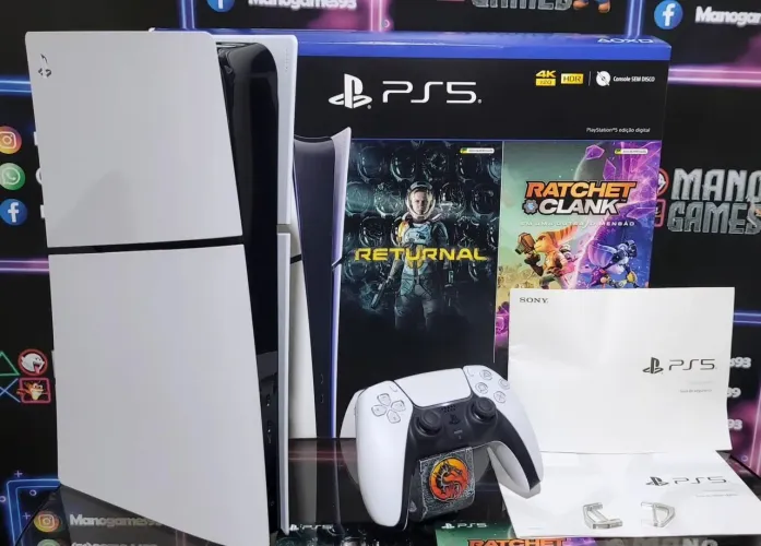 Playstation 5 Slim Digital Seminovo