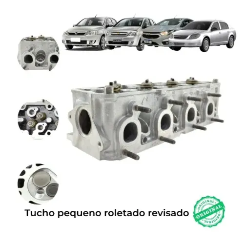 Cabeçote Corsa Montana Meriva Onix Prisma Cobalt Agile 1.4 8v 2008 a 2019 *)