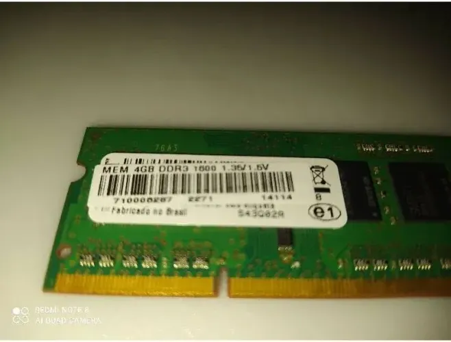 4gb Memória ddr3 notebook