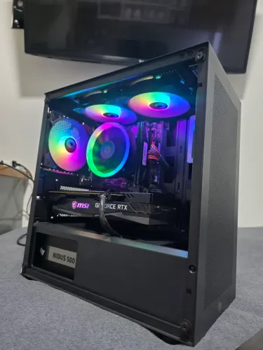 Pc Gamer RTX 3050 8GB - Ryzen 5 5500 - 608GB SSD - 16GB 3200mhz (QUERO PS5)