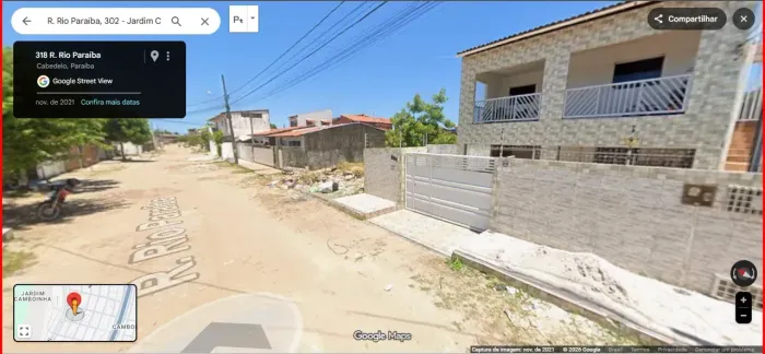 Terreno à Venda no Jardim Jérico Cabedelo C/340m² Exc.localização para Const. de Casa Res