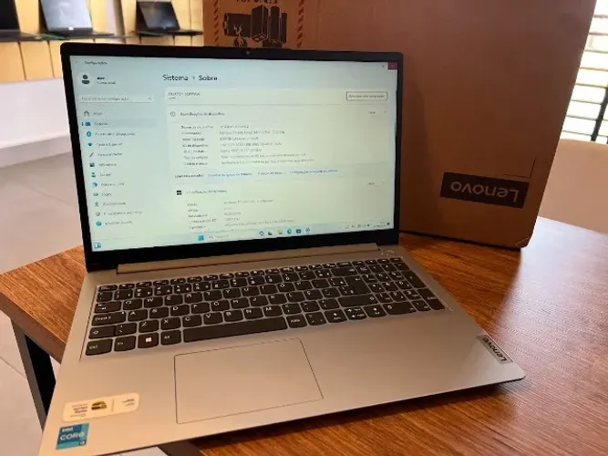 notebook lenovo i3 12º 8gb ram 256gb ssd bateria boa garantia