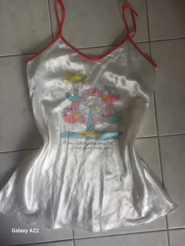 Camisola de cetim- jacarei