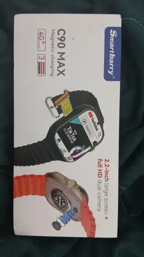 Relógio Digital c90 max (usado e com trinco na tela)