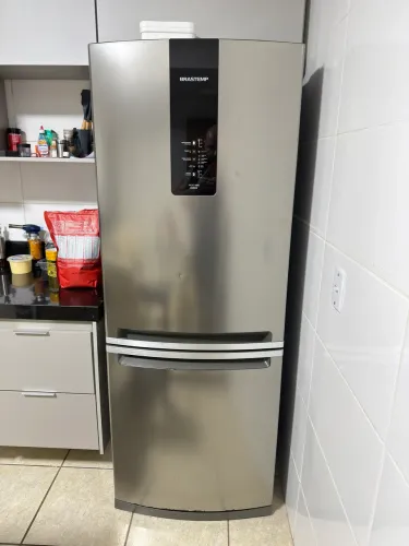 Geladeira brastemp inox