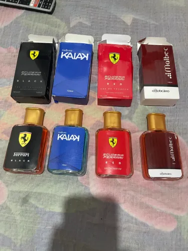 Vendo perfumes importados, variação top, malbek kaiak, obs 50$ a unidade