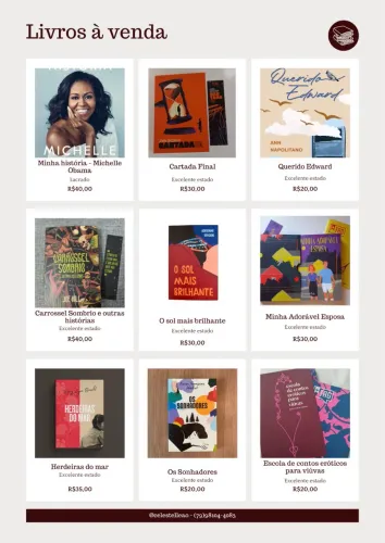 Livros a venda 