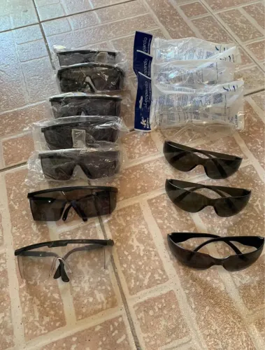 Lote com 15 Óculos de Proteção- EPI