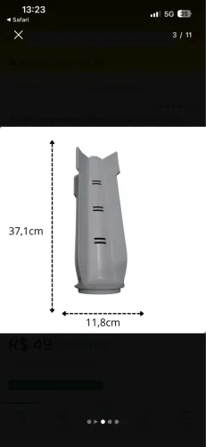 Agitador Superior Para Lavadora LAC12 Electrolux Original A06010601