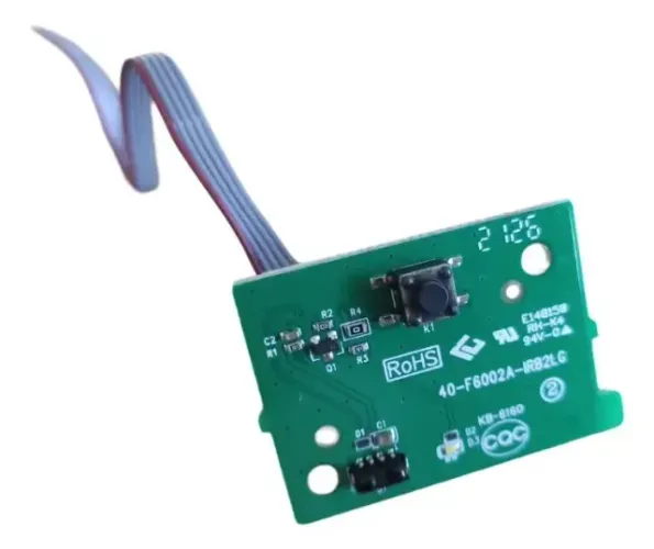 Placa De Botão On Off Tcl 43s615 (com Cabo E Difusor Led)