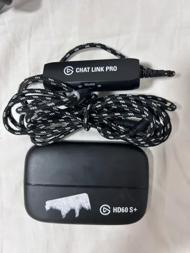Placa De Captura Elgato HD60 S+ + Cabo Chat Link Pro (Kit Completo)