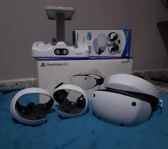 Playstation VR2 + suporte de carregamento
