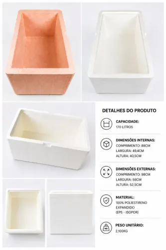 Caixa térmica G(cooler)Com tampa