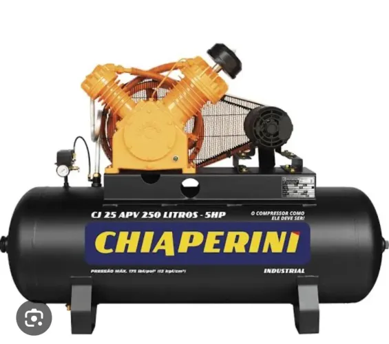 Vende-se compressor 25 pés 250 litros Champerone
