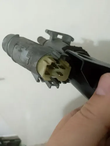 Coluna de direção mecânica original com chave do gol G 2
