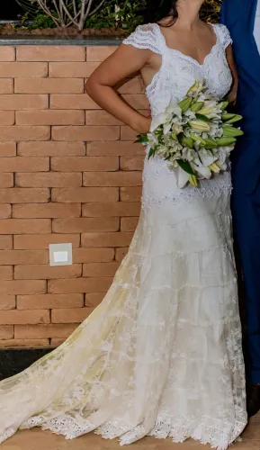 Vestido de noiva boho Luana Keyla