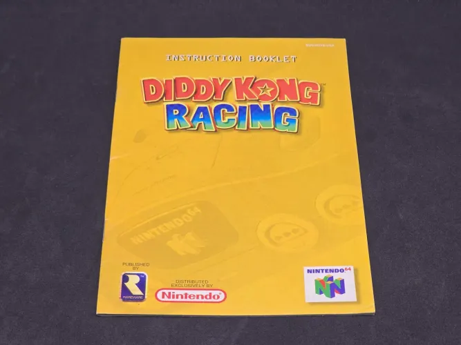 Manual Diddy Kong Racing Nintendo 64 ORIGINAL AMERICANO