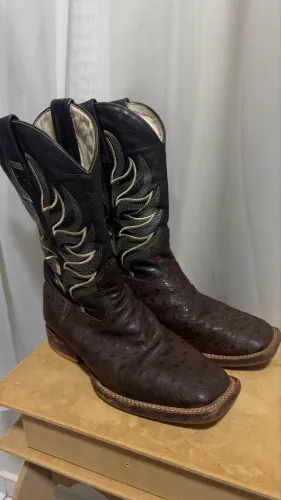 Bota coro de avestruz reizinho TAM 41