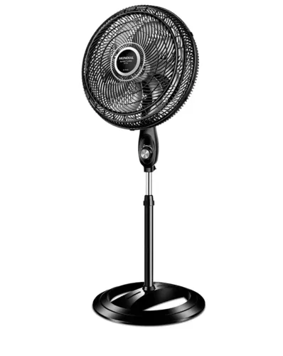 Ventilador coluna mondial 8 pás preto