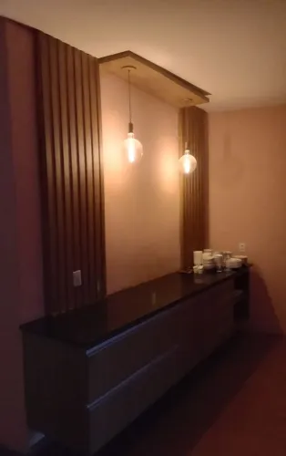 Balcão Mármore e MDF