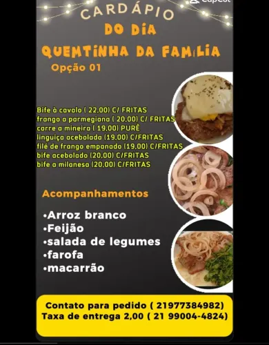 Quentinha Da família