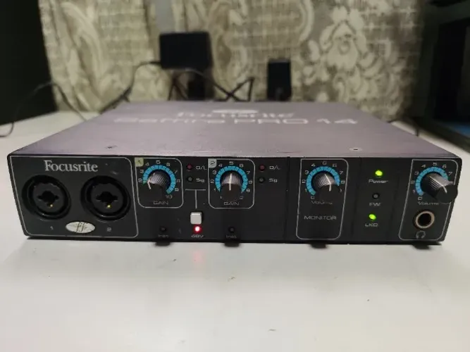 Interface Focusrite Firewire Saffire Pro 14 Bom Estado Sem Teste