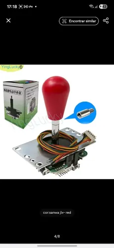 joystick arcade original da marca Sanwa
