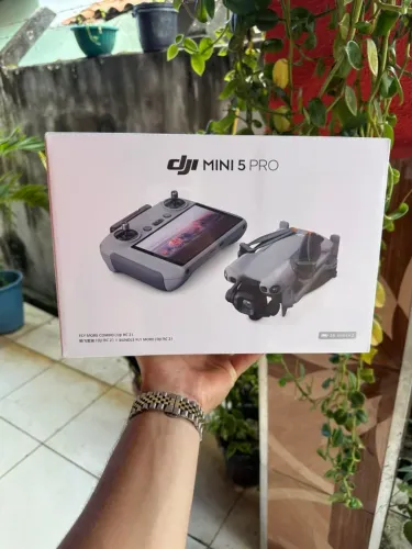 Dji Mini 5 Pro Fly More Combo RC2 Lacrado 1 Ano de Garantia e Homologado