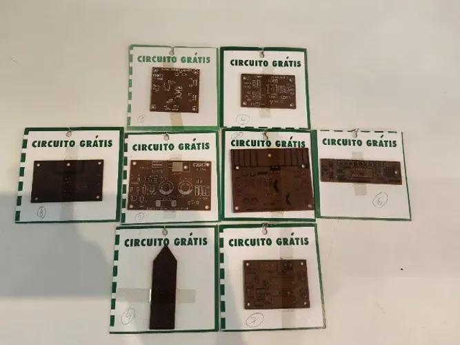 placas de circuito impresso (PCIs) da Cekit LOTE COM 8 UNIDADES 