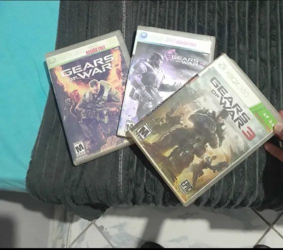 FRANQUIA, gears of war 1,2 e 3. Xbox 360