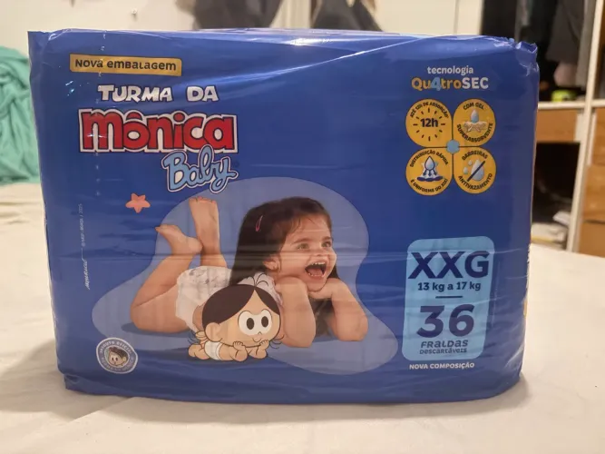 Fralda TURMA DA MÔNICA XXG